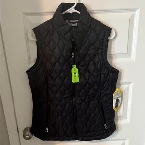 Black Quilted Vest